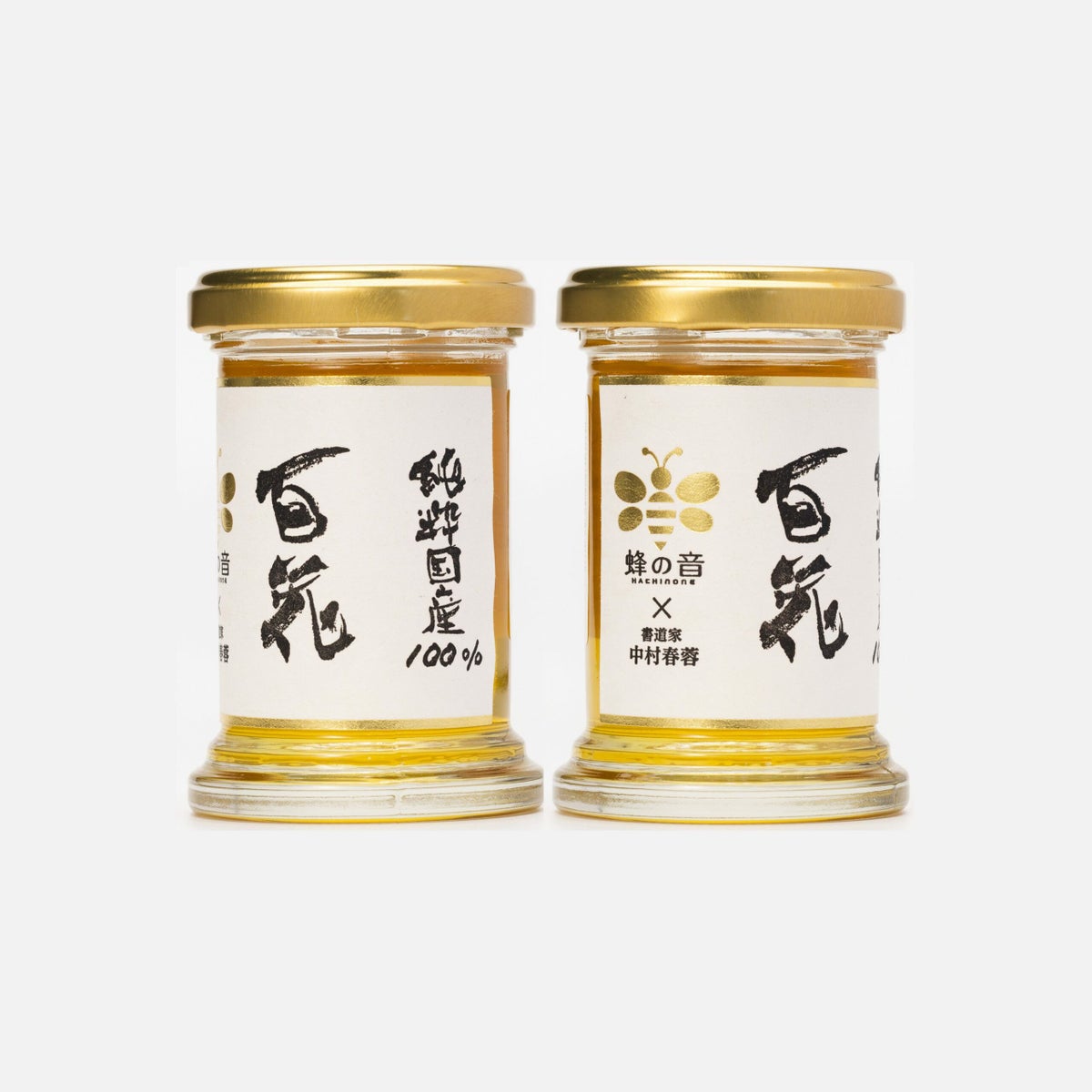 四季折々に咲く様々な花から採蜜し厳選した「国産百花はちみつ」の商品画像。時期や採蜜場所で風味が異なる、四季の恵みを感じるはちみつ。