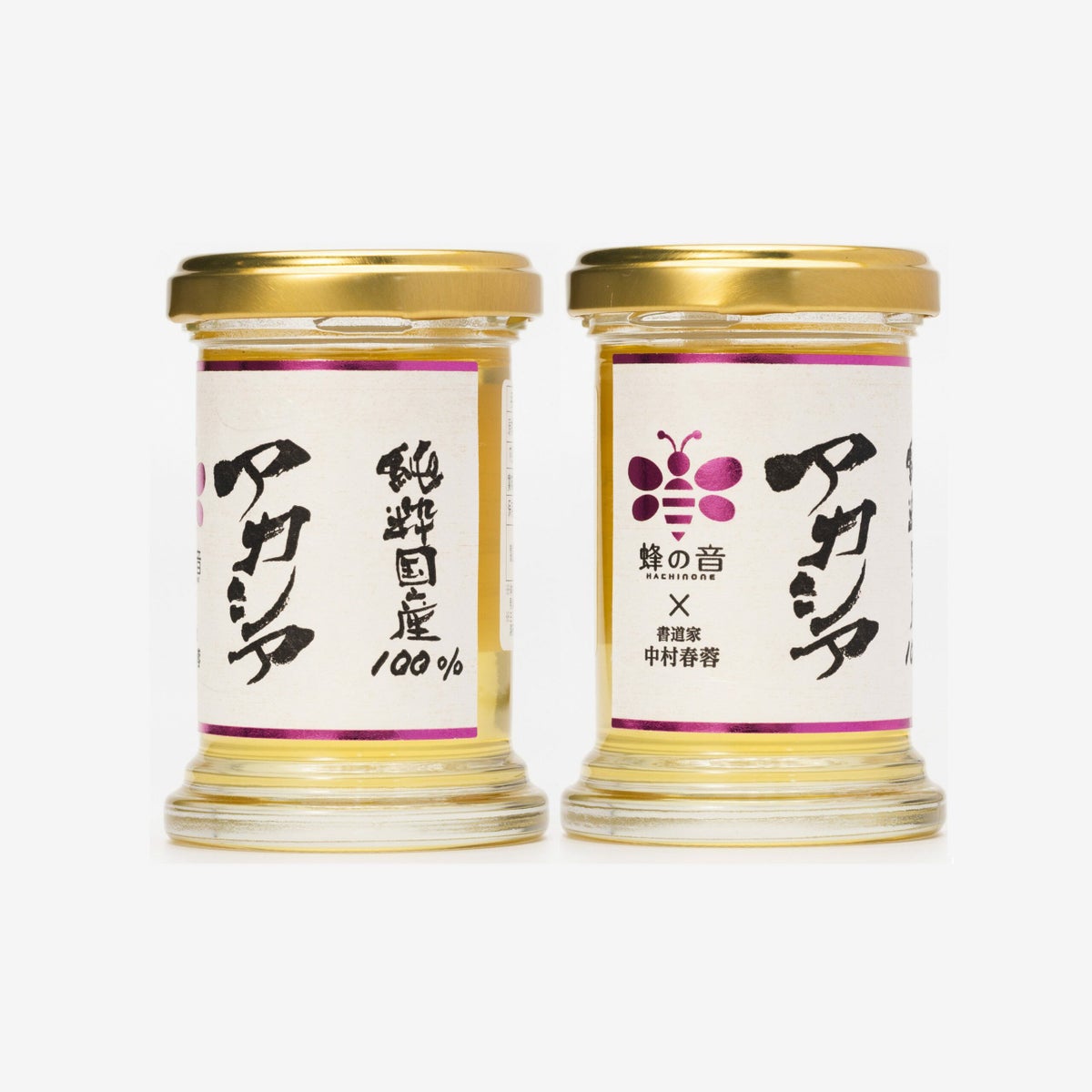 アカシアの花を蜜源とした「国産アカシアはちみつ」の画像。やさしい香りとクセのない穏やかな甘さが特徴で、結晶しにくい単花蜜。