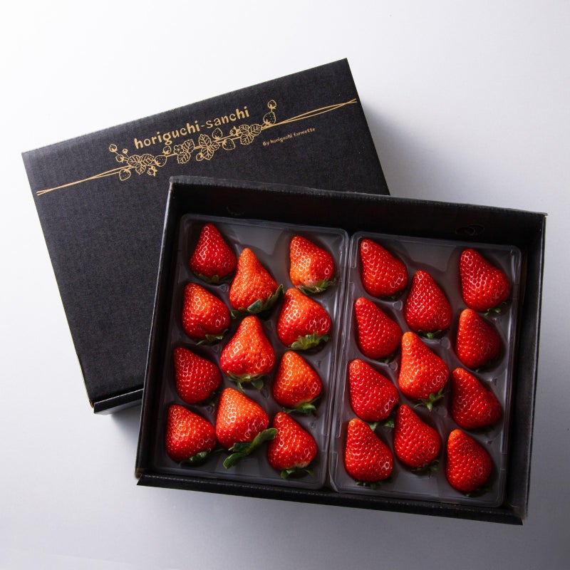 大分県産の人気品種「さがほのか」と「ベリーツ」のいちご詰め合わせ画像。2種類の味が楽しめるいちごを産地直送でお取り寄せ、通販で購入。