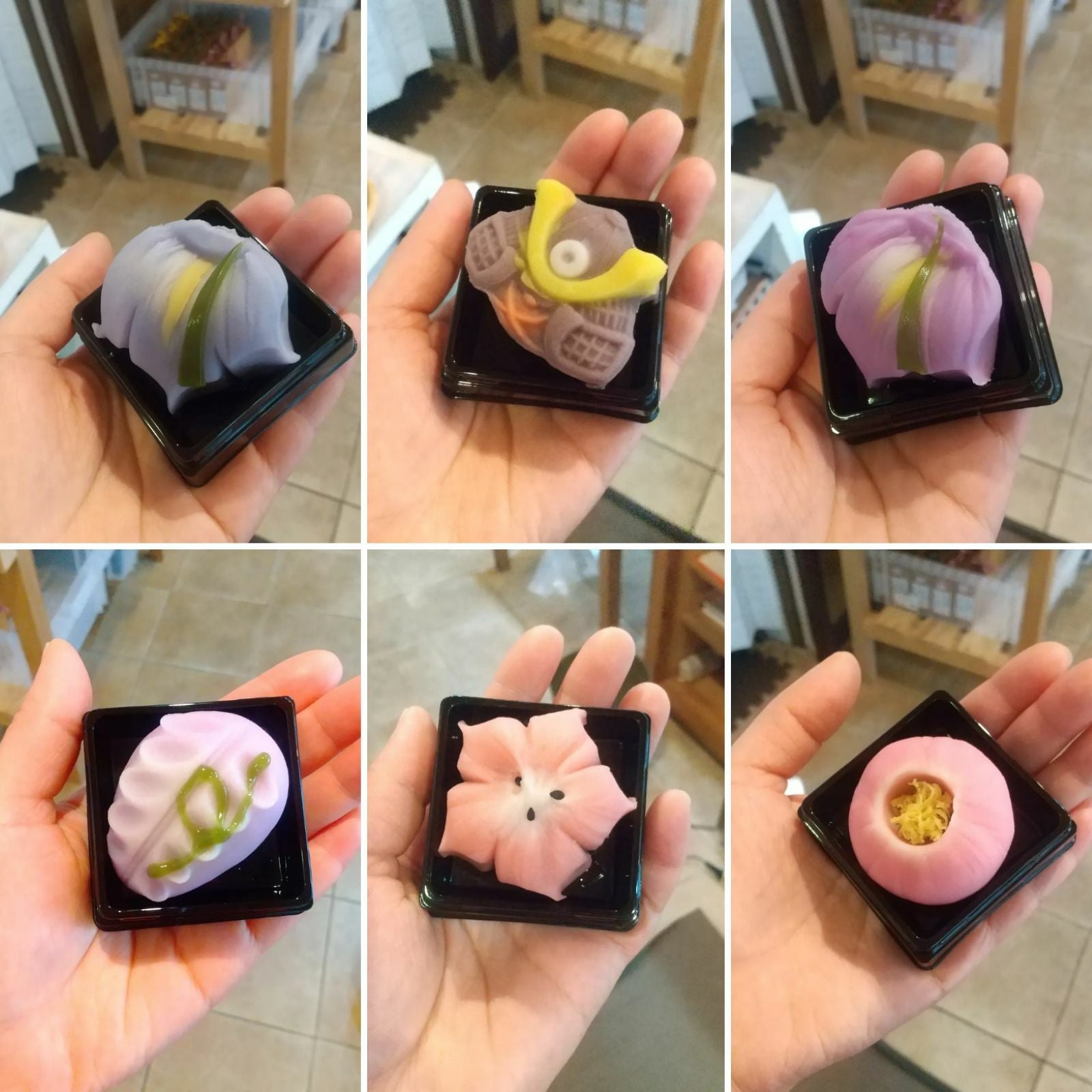 生菓子　和菓子　型　アンティーク 昭和の町の和菓子屋季節の上生菓子 6個入り | 通販サイト | おおいた味
