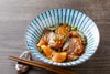 ブランド魚「関さば」を特製タレで漬け込んだ「富士見のりゅうきゅう」のアップ画像。身が締まった関さばの食感が伝わる、大分からのお取り寄せ品。