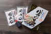 大分県のブランド魚「関あじ」のりゅうきゅう2パックが化粧箱に入ったセット画像。冷凍で長期保存でき、必要な分だけ解凍可能。