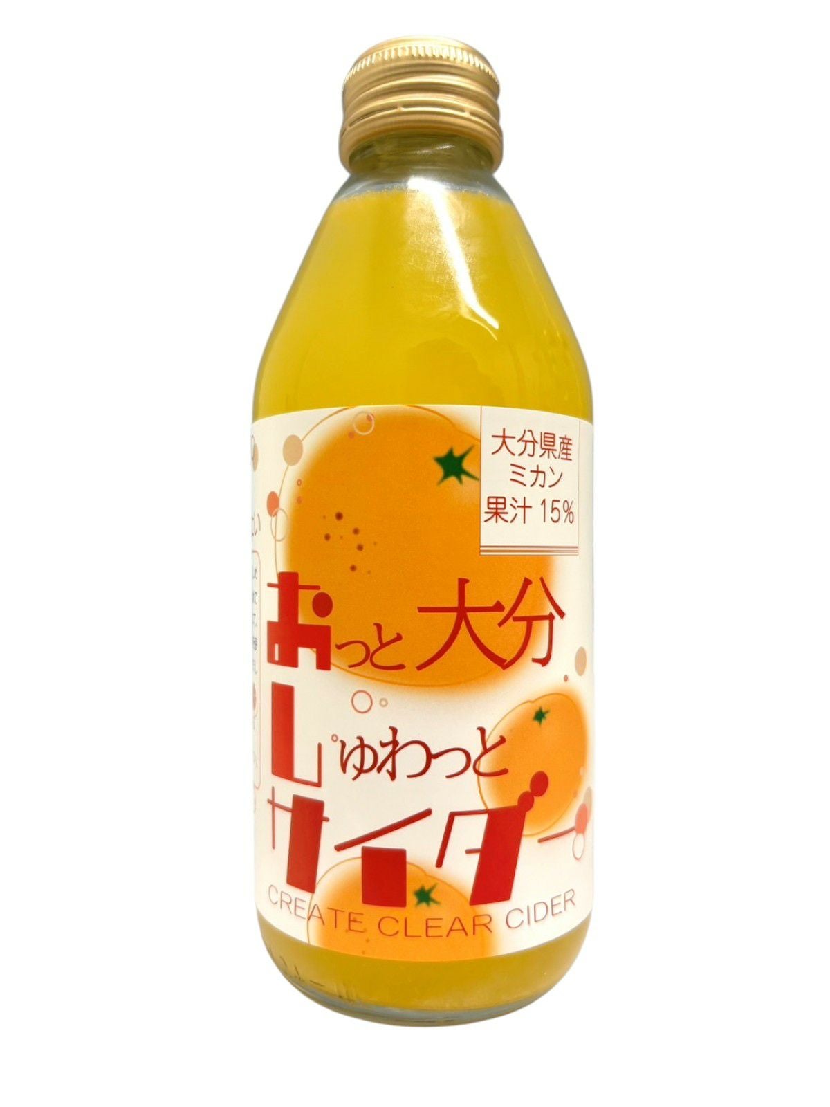 おおいた産みかん果汁を使用した「おっと大分しゅわっとサイダー」12本セットの画像。大分名物のサイダーをお取り寄せ、通販で。