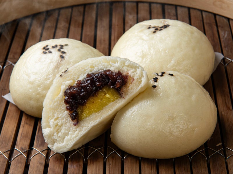 大分産「紅はるか」を使った焼き芋あんまん8個入り
