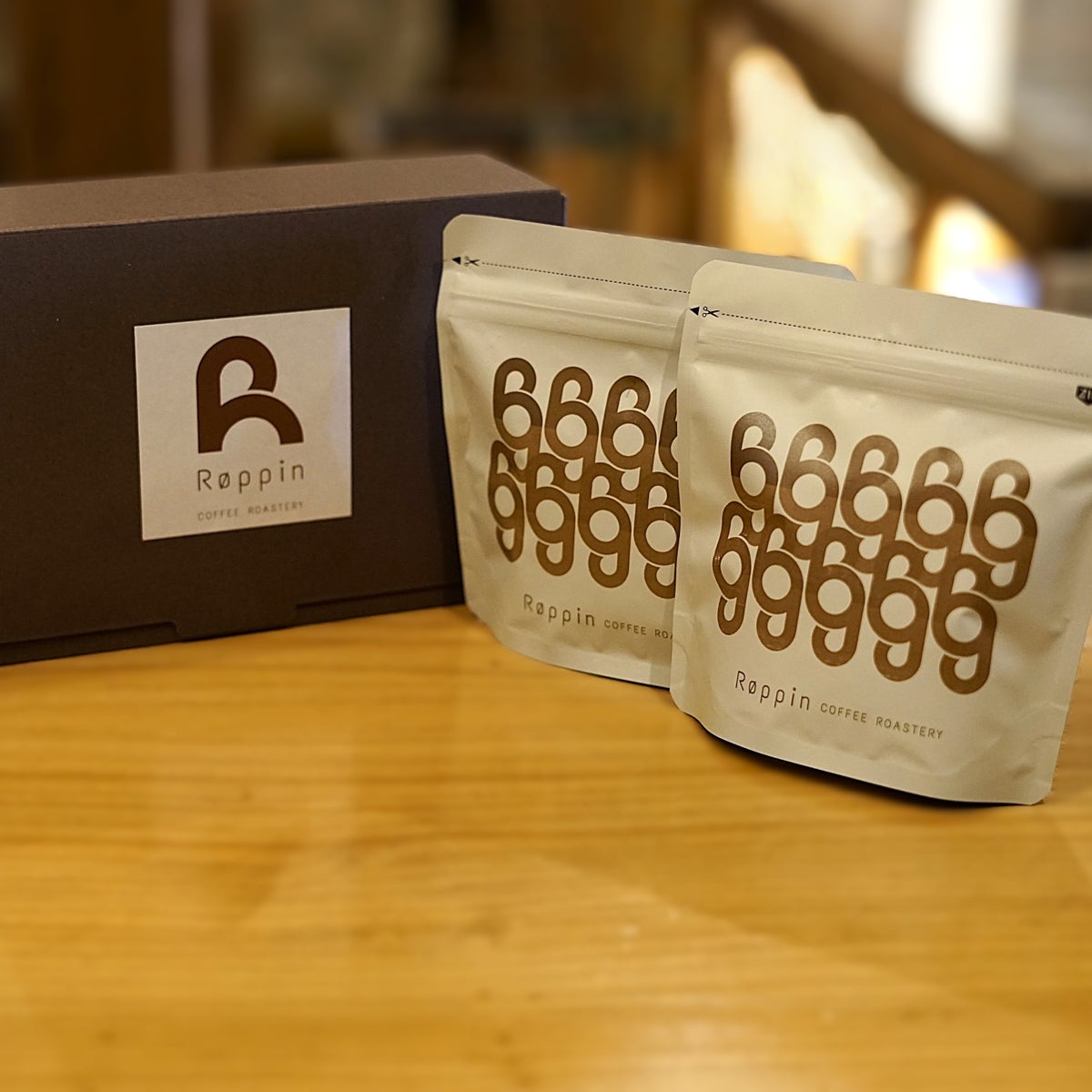 ロッピンブレンド中深煎り100g×2袋セット